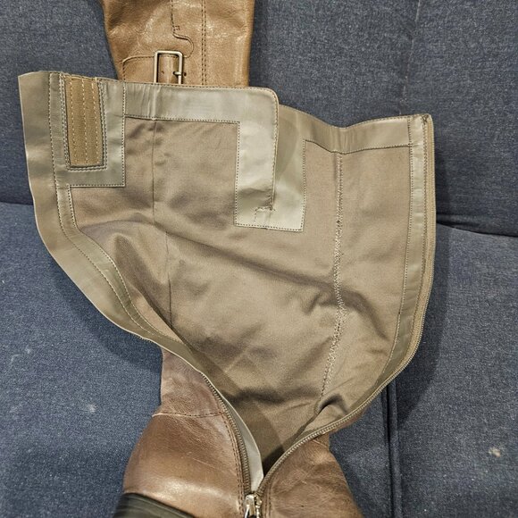 Womem's tall leather boots - Picture 4 of 5